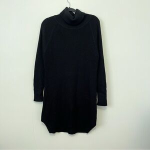 Black Turtleneck Knit Sweater Dress, Sevrn Sisters